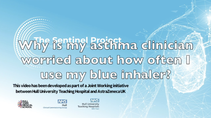 Why is my asthma clinician worried about how often I use my blue inhaler? Image