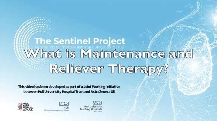 What is maintenance and reliever therapy? Image